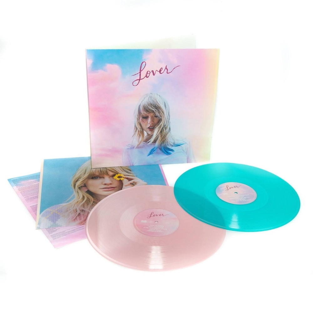 Taylor Swift Lover Pink and Blue Special Edition Vinyl